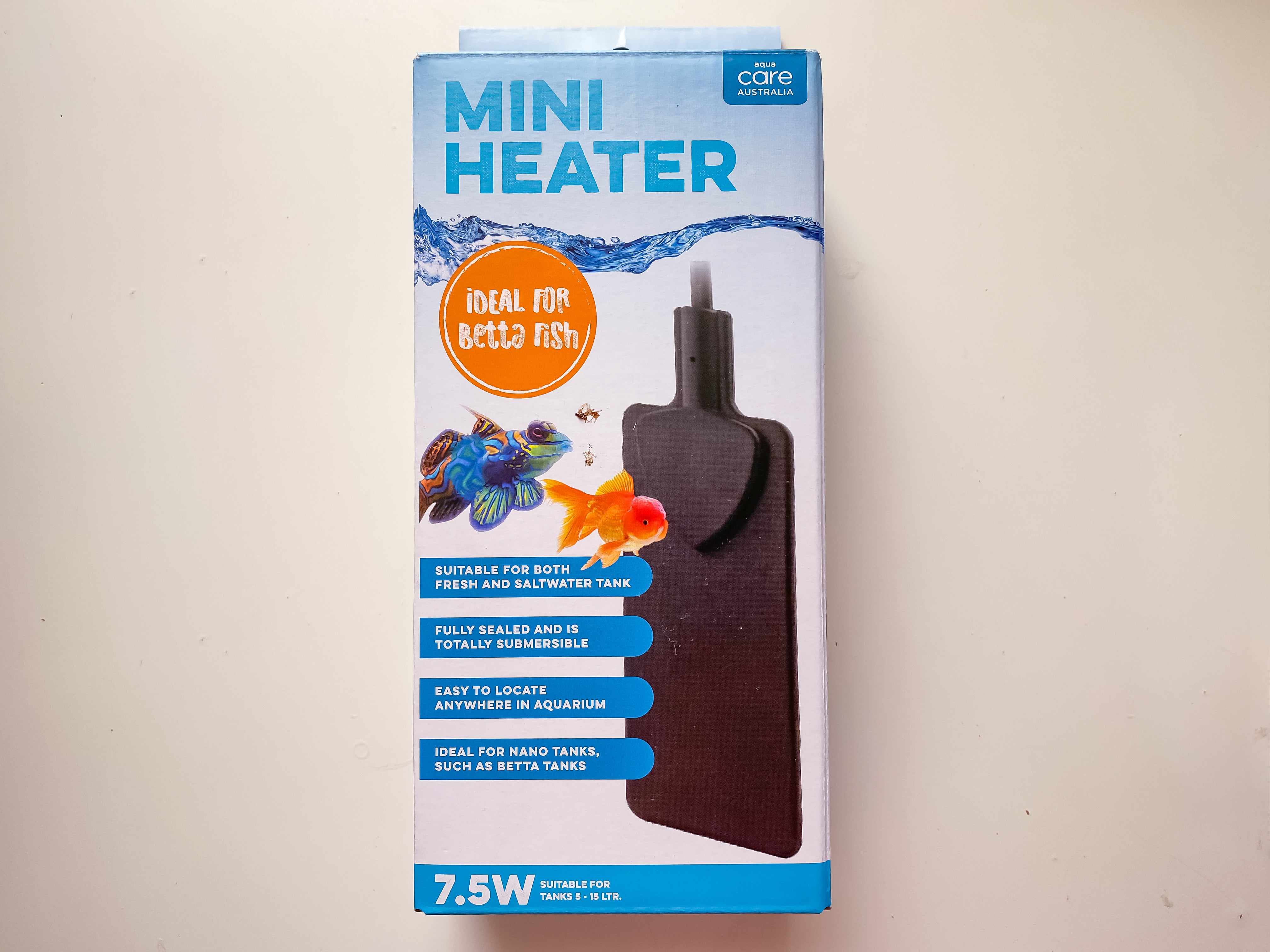 Mini Aquarium Heater 7.5W | Fancy Fishes